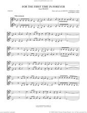 Cover icon of For The First Time In Forever (from Frozen) sheet music for two violins (duets, violin duets) by Robert Lopez, Kristen Bell, Idina Menzel and Kristen Anderson-Lopez, intermediate skill level