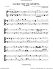 Cover icon of For The First Time In Forever (from Frozen) sheet music for two alto saxophones (duets) by Robert Lopez, Kristen Bell, Idina Menzel and Kristen Anderson-Lopez, intermediate skill level