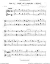 Cover icon of The Ballad Of The Lonesome Cowboy (from Toy Story 4) sheet music for two flutes (duets) by Chris Stapleton and Randy Newman, intermediate skill level