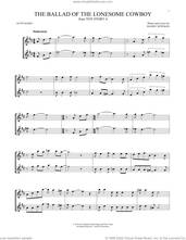 Cover icon of The Ballad Of The Lonesome Cowboy (from Toy Story 4) sheet music for two alto saxophones (duets) by Chris Stapleton and Randy Newman, intermediate skill level