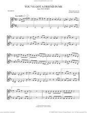 Cover icon of You've Got A Friend In Me (from Toy Story) sheet music for two trumpets (duet, duets) by Randy Newman, intermediate skill level