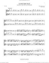 Cover icon of Lead The Way (from Disney's Raya And The Last Dragon) sheet music for two flutes (duets) by Jhené Aiko, intermediate skill level