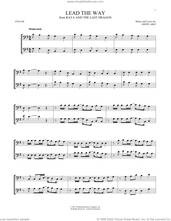 Cover icon of Lead The Way (from Disney's Raya And The Last Dragon) sheet music for two cellos (duet, duets) by Jhené Aiko, intermediate skill level