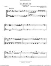 Cover icon of Remember Me (Ernesto de la Cruz) (from Coco) sheet music for two violins (duets, violin duets) by Kristen Anderson-Lopez & Robert Lopez, Kristen Anderson-Lopez and Robert Lopez, intermediate skill level
