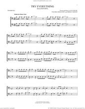 Cover icon of Try Everything (from Zootopia) sheet music for two trombones (duet, duets) by Shakira, Mikkel Eriksen, Sia Furler and Tor Erik Hermansen, intermediate skill level