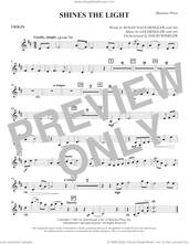 Cover icon of Shines The Light sheet music for orchestra/band (violin) by Lee Dengler and Susan Naus Dengler, intermediate skill level