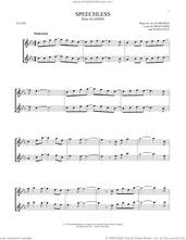 Cover icon of Speechless (from Aladdin) sheet music for two flutes (duets) by Naomi Scott, Alan Menken, Benj Pasek and Justin Paul, intermediate skill level