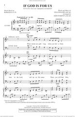 Cover icon of If God Is For Us (arr. John Purifoy) sheet music for choir (SATB: soprano, alto, tenor, bass) by Tina English and John Purifoy, intermediate skill level