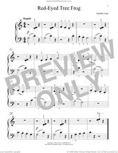 Cover icon of Red-Eyed Tree Frog sheet music for piano solo (elementary) by Jennifer Linn, beginner piano (elementary)