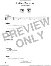 Cover icon of Indian Summer sheet music for guitar solo by The Doors, Jim Morrison and Robby Krieger, beginner skill level