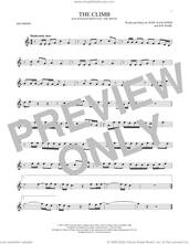 Cover icon of The Climb (from Hannah Montana: The Movie) sheet music for recorder solo by Miley Cyrus, Jessi Alexander and Jon Mabe, intermediate skill level