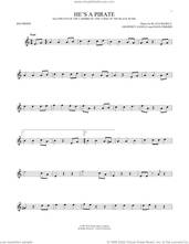 Cover icon of He's A Pirate (from Pirates Of The Caribbean: The Curse of the Black Pearl) sheet music for recorder solo by Klaus Badelt, intermediate skill level