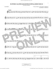 Cover icon of Supercalifragilisticexpialidocious (from Mary Poppins) sheet music for recorder solo by Sherman Brothers, Julie Andrews, Richard M. Sherman and Robert B. Sherman, intermediate skill level