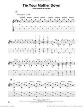 Cover icon of Tie Your Mother Down sheet music for guitar solo by Queen and Brian May, intermediate skill level
