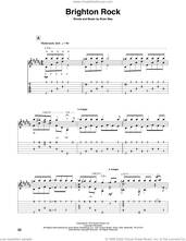 Cover icon of Brighton Rock sheet music for guitar solo by Queen and Brian May, intermediate skill level