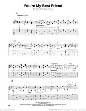 Cover icon of You're My Best Friend sheet music for guitar solo by Queen and John Deacon, intermediate skill level