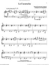 Cover icon of La Cucaracha sheet music for piano solo (elementary) by Eric Baumgartner and Miscellaneous, beginner piano (elementary)