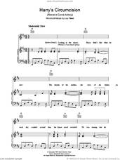 Cover icon of Harry's Circumcision sheet music for voice, piano or guitar by Lou Reed, intermediate skill level