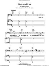 Cover icon of Magic And Loss sheet music for voice, piano or guitar by Lou Reed and Michael Rathke, intermediate skill level