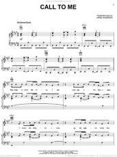Cover icon of Call To Me sheet music for voice, piano or guitar by Jared Anderson, intermediate skill level