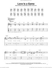 Cover icon of Love Is A Game sheet music for guitar solo (easy tablature) by Adele, Adele Adkins and Dean Josiah Cover, easy guitar (easy tablature)