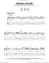 Cover icon of Woman Like Me sheet music for guitar solo (easy tablature) by Adele, Adele Adkins and Dean Josiah Cover, easy guitar (easy tablature)