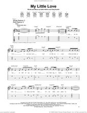 Cover icon of My Little Love sheet music for guitar solo (easy tablature) by Adele, Adele Adkins and Greg Kurstin, easy guitar (easy tablature)