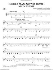 Cover icon of Spider-Man: No Way Home Main Theme (arr. Vinson) sheet music for concert band (pt.3 - violin) by Michael Giacchino and Johnnie Vinson, intermediate skill level