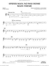 Cover icon of Spider-Man: No Way Home Main Theme (arr. Vinson) sheet music for concert band (pt.5 - Bb bass clarinet) by Michael Giacchino and Johnnie Vinson, intermediate skill level