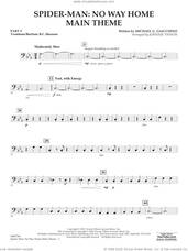 Cover icon of Spider-Man: No Way Home Main Theme (arr. Vinson) sheet music for concert band (trombone/bar. b.c./bsn.) by Michael Giacchino and Johnnie Vinson, intermediate skill level