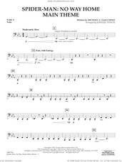 Cover icon of Spider-Man: No Way Home Main Theme (arr. Vinson) sheet music for concert band (pt.5 - tuba) by Michael Giacchino and Johnnie Vinson, intermediate skill level