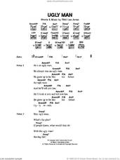 Cover icon of Ugly Man sheet music for guitar (chords) by Rickie Lee Jones, intermediate skill level