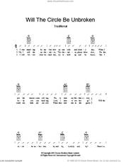 Cover icon of Will The Circle Be Unbroken sheet music for guitar (chords), intermediate skill level