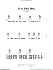 Cover icon of The Skye Boat Song sheet music for guitar (chords), intermediate skill level