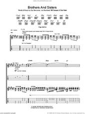 Cover icon of Brothers And Sisters sheet music for guitar (tablature) by Coldplay, Chris Martin, Guy Berryman, Jon Buckland and Will Champion, intermediate skill level
