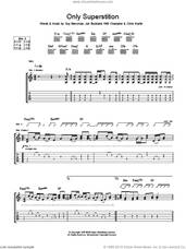 Cover icon of Only Superstition sheet music for guitar (tablature) by Coldplay, Chris Martin, Guy Berryman, Jon Buckland and Will Champion, intermediate skill level