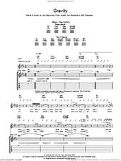Cover icon of Gravity sheet music for guitar (tablature) by Coldplay, Chris Martin, Guy Berryman, Jon Buckland and Will Champion, intermediate skill level