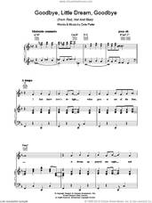 Cover icon of Goodbye Little Dream sheet music for voice, piano or guitar by Cole Porter, intermediate skill level