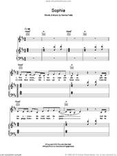 Cover icon of Sophia sheet music for voice, piano or guitar by Nerina Pallot, intermediate skill level