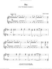 Cover icon of Sky (from The Bluebird Variations) sheet music for piano solo by Patrick Hawes, easy skill level