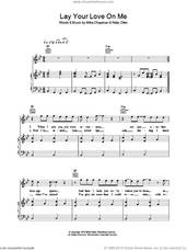 Cover icon of Lay Your Love On Me sheet music for voice, piano or guitar by Racey, Mike Chapman and Nicky Chinn, intermediate skill level