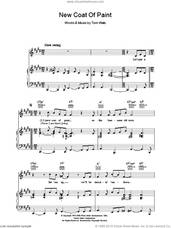 Cover icon of New Coat Of Paint sheet music for voice, piano or guitar by Tom Waits, intermediate skill level