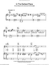 Cover icon of In The Darkest Place sheet music for voice, piano or guitar by Burt Bacharach and Elvis Costello, intermediate skill level