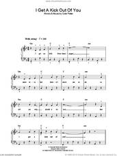 Cover icon of I Get A Kick Out Of You sheet music for piano solo by Frank Sinatra and Cole Porter, easy skill level