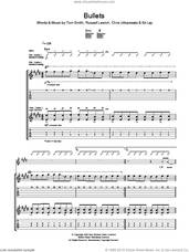 Cover icon of Bullets sheet music for guitar (tablature) by Editors, Chris Urbanowicz, Ed Lay, Russell Leetch and Tom Smith, intermediate skill level