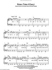 Cover icon of Relax (Take It Easy) sheet music for piano solo by Mika, Michael Penniman and Nick van Eede, easy skill level