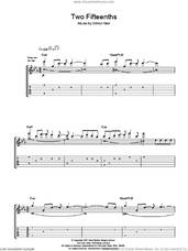 Cover icon of 2/15ths (Two Fifteenths) sheet music for guitar (tablature) by Biffy Clyro and Simon Neil, intermediate skill level