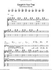 Cover icon of Caught In Your Trap sheet music for guitar (tablature) by The Pigeon Detectives and Oliver Main, intermediate skill level