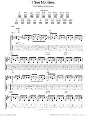 Cover icon of I See Monsters sheet music for guitar (tablature) by Ryan Adams, intermediate skill level
