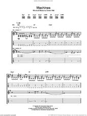 Cover icon of Machines sheet music for guitar (tablature) by Biffy Clyro and Simon Neil, intermediate skill level